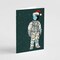 Funny Astronaut Christmas Greeting Cards Boxed Set – 24 Modern Holiday Notecards Featuring Santa Space Design, Quirky and Festive Bulk Pack with Envelopes